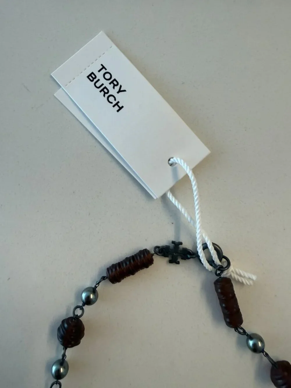 Tory Burch Runway Shell Necklace (brand new with tags)